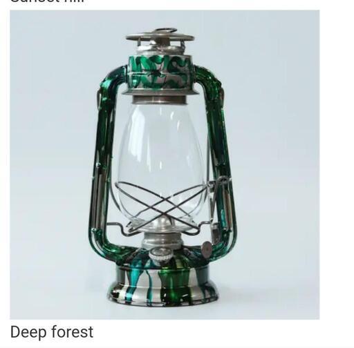別所ランプ　winged wheel 100周年　記念ランタン　Deep forest