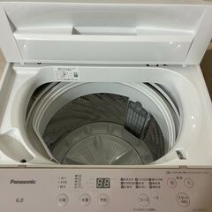 超美品】洗濯機 パナソニック NA-F60B15 6.0㎏ 2021年製
