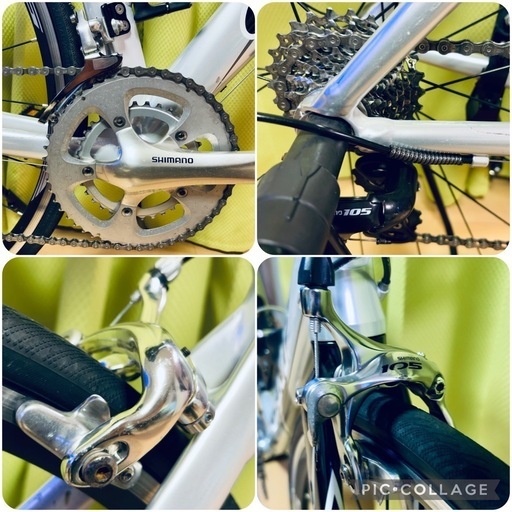 配送要相談⭐︎GIANT FCR-ZERO希少なフラットバーロード105 中古美車