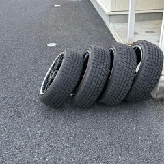 再値下げ　cross speed スタッドレスタイヤ17インチホイールセット