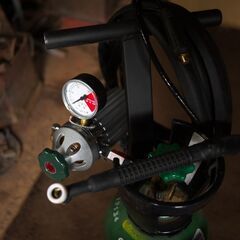 炭酸ガス半自動溶接機 + LIFT TIGトーチ + ボンベ + レギュレター