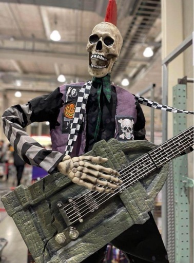 イルミネーション ハロウィン スケルトン パンクロッカー
