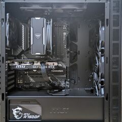 AMDゲーム特化CPU＆RTX4060Ti シックで高級感のあるゲーミングPC