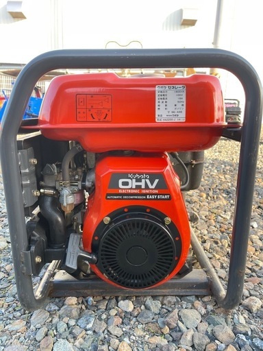 岩手 クボタ 発電機 HA2200 単相 100V 周波数 50Hz ガソリン