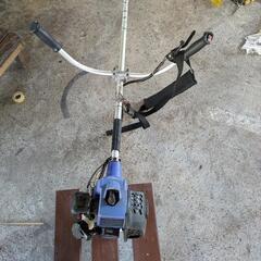 （YRさんとお話し中）日立草刈り機