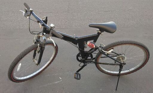 【売約済み】26インチ 折りたたみ自転車 9480円 6段切替 新規防犯登録料コミ 332