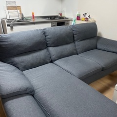 決定‼️ニトリ製3人掛けカウチソファ