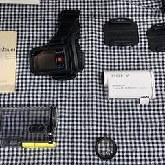 SONY アクションカム 撮影 ライブビューリモコン　防水ケース　オプション多数