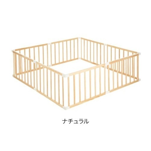 木製ベビーサークル 扉付き(ホワイト63020) 木製 ベビーサークル 