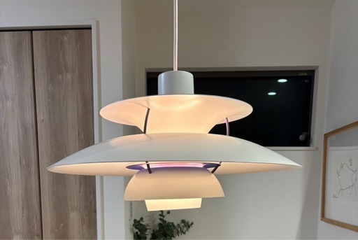 ルイスポールセンPH5 オイスターグレー正規品シェードのみ　若干歪みあり ルイスポールセンPH5 オイスターグレー正規品シェードのみ 若干歪み