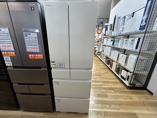 【1年保証】HITACHIの6ドア冷蔵庫入荷しました！！