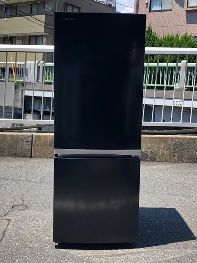 (ジM-77)SALE‼️¥16,500(税込) TOSHIBA ノンフロン冷凍冷蔵庫 GR-R15BS(K)2020年製