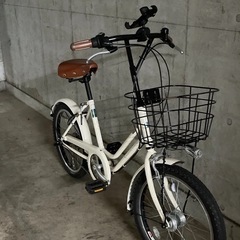 ブリヂストン　ベガス　VEGAS　20インチ　ミニベロ クリームアイボリー