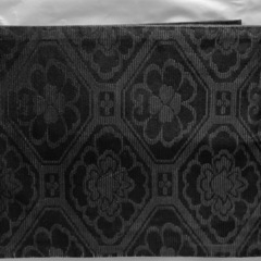 ③夏用喪服　絽の着物