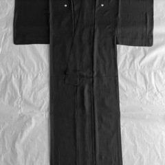 ③夏用喪服　絽の着物