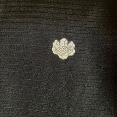 ③夏用喪服　絽の着物