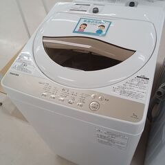 ☆ジモティ割あり☆ TOSHIBA 洗濯機 AW-5G8 5kg 19年製 動作確認／