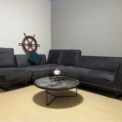 L字ソファ　テーブルセット
