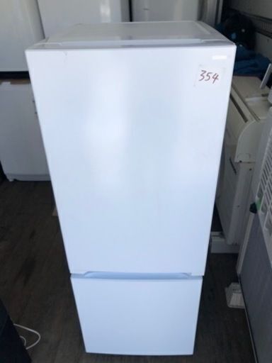NO 354 福岡市内配送設置無料✨ 2023年　yselect YRZF15J ヤマダオリジナル ２ドア冷蔵庫 (156L・右開き) ホワイト