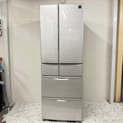 19284 SHARP 大容量6D冷蔵庫 自動製氷 プラズマクラスター 2018年製 