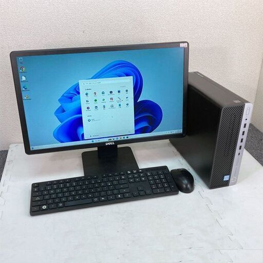 Windows11 21.5型液晶フルセット ★ HP ProDesk 600 G4 SFF Core i5-8500(3G/4コア) メモリ16GB SSD256GB DVD-RW Type-C VGA/DP