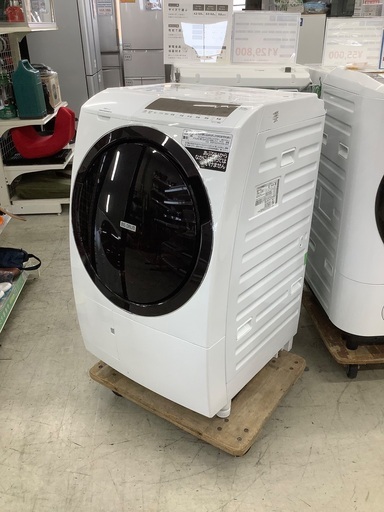 安心の1年保証付き！！　HITACHI　10.0kgドラム式洗濯乾燥機　BD-SG100GL  2022年製