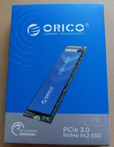 【新品未開封】ORICO M.2 NVMe接続SSD 1TBモデル『ORICO J10』