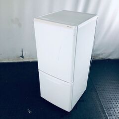 ID:rg219301 パナソニック Panasonic 冷蔵庫 一人暮らし 中古 2022年製 2ドア 138L ホワイト ファン式 右開き NR-B14HW-W  【リユース品：状態C】【送料無料】【設置費用無料】
