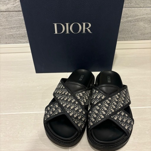 ディオール　Dior AQUA オブリークジャカードスライド サンダル