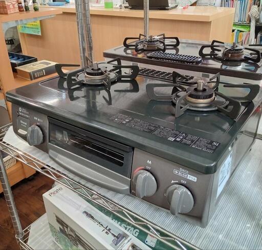 ★【リンナイ】美品❗ガステーブル 2023年製  LPガス［RTE565BKL］【3か月保証】自社配送時代引き可※現金、クレジット、スマホ決済対応※