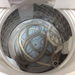 JT9315【TOSHIBA/東芝 7.0㎏洗濯機】訳アリ品 2017年製 ZABOON AW-7D6-W 家電 洗濯 簡易乾燥付 洗剤投入ケース欠品