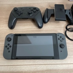 任天堂 新型 Switch 本体 グレー プロコン