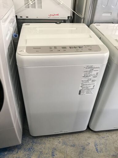 【FU924】★ パナソニック  全自動洗濯機 縦型  5.0Kg  2024年式  NA-F5B2  生活家電  シンプル おしゃれ クリーニング済 堺市 深井 【ジャングルジャングル深井店】