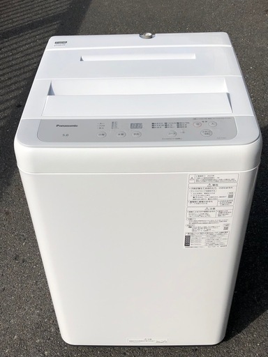 (ジM-82)SALE‼️¥22,000(税込み) Panasonic 全自動電気洗濯機 5kg 2023年製