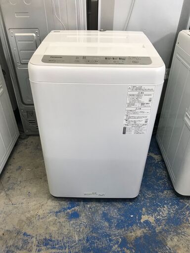 【FU925】★パナソニック  全自動洗濯機 縦型  6.0  Kg   2019年式  NA-F60B13  生活家電 シンプル おしゃれ クリーニング済 堺市 深井 【ジャングルジャングル深井店】