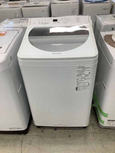 安心の1年保証付き！！　Panasonic 　8.0kg全自動洗濯機　NA-FA80H8  2021年製