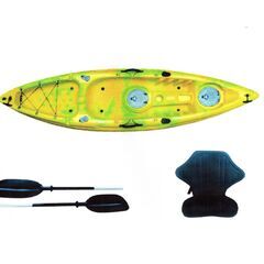 新品】シングルカヤック（シート・パドル付）