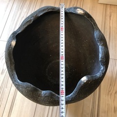 信楽焼？電動つくばい、水鉢、壺