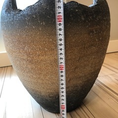 信楽焼？電動つくばい、水鉢、壺