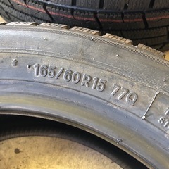 ★165/60r15 スタッドレスタイヤ未使用品