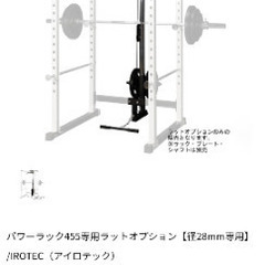 IROTEC(アイロテック) パワーラック 455 ラットオプション付き