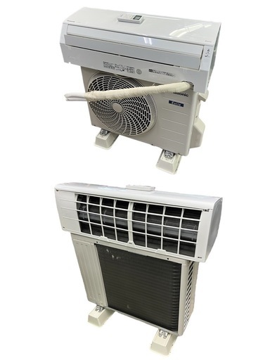 NO.1678【2020年製】Panasonic パナソニック ルームエアコン Eolia エオリア CS-220DFR-W/CU-F220D 主に6畳用 リモコン付き 家電 中古