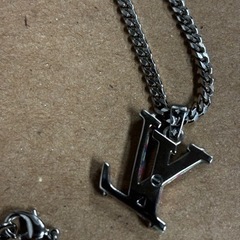 LOUIS VUITTON ルイ・ヴィトン コリエ LV サイケデリック MP3353 ネックレス シルバー マルチカラー