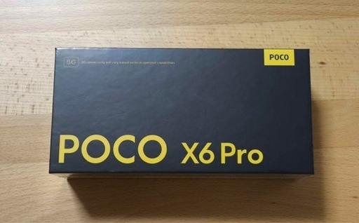 新品POCO X6 Pro 5G 8GB/256GB ブラック