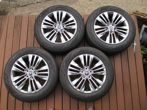 アルファード40系Zグレード新車外しホイールタイヤ4本セット