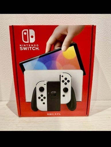 新品未開封のSwitchとカセットです。