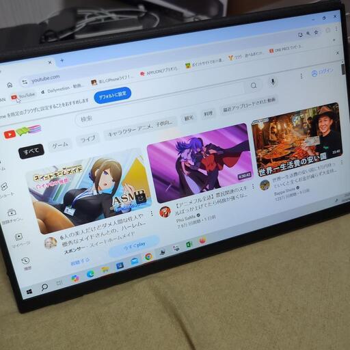 15.6インチモバイルモニター　パソコン周辺機器　期間限定のため早めにご連絡下さい