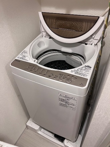 洗濯機 TOSHIBA 7kg 2017年製（取扱説明書つき）