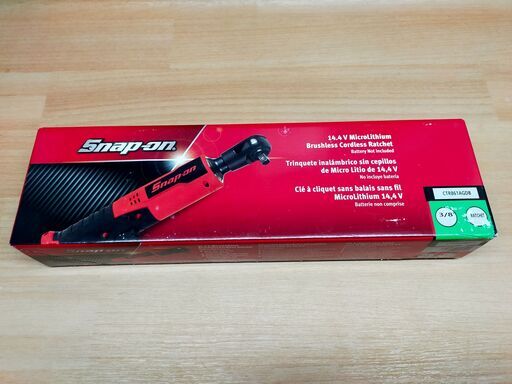 ★新品★　スナップオン 充電式電動ラチェット　CTR861 グリーン　本体のみ