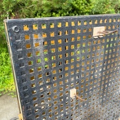 倉庫 整備工場 ハンガーラック パンチング パネルハンガー ツールハンガー キャスター付 